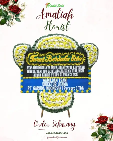 Papan Bunga Duka Wedding Reception Jakarta